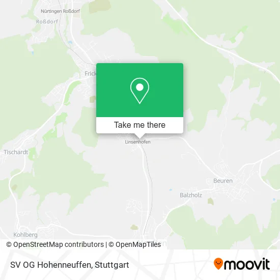 Карта SV OG Hohenneuffen