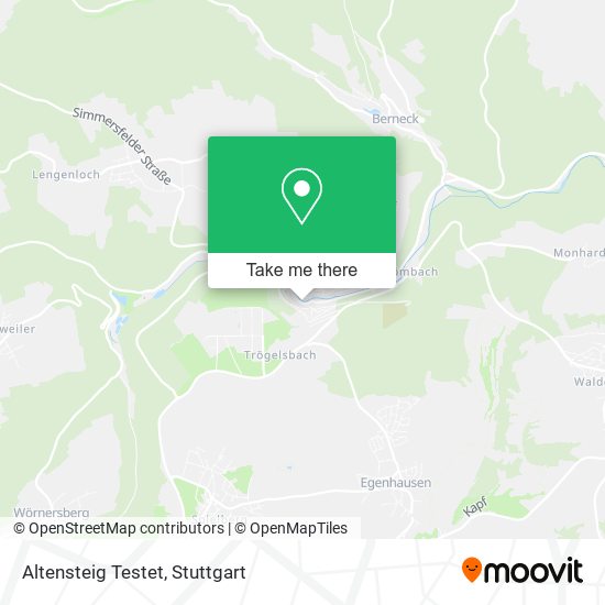 Altensteig Testet map