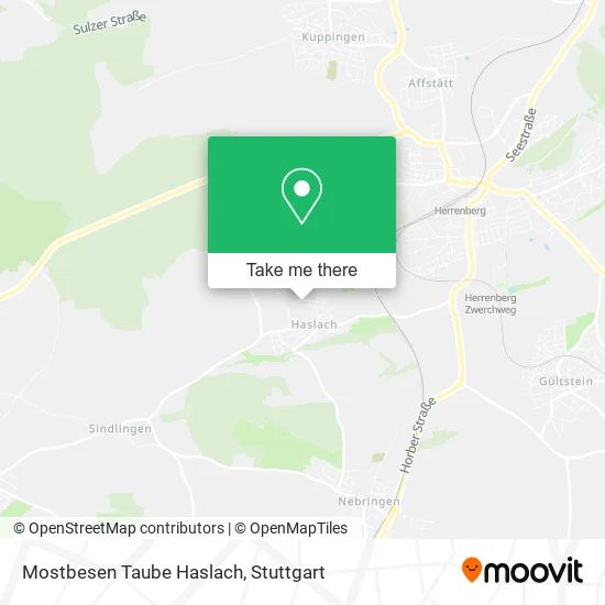 Карта Mostbesen Taube Haslach