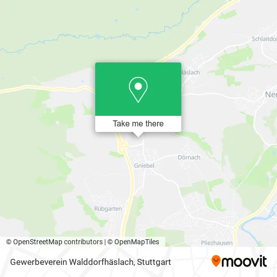 Карта Gewerbeverein Walddorfhäslach