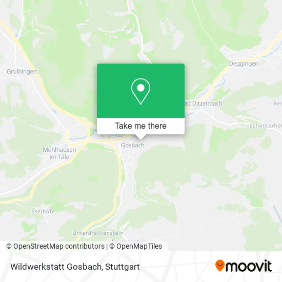 Карта Wildwerkstatt Gosbach