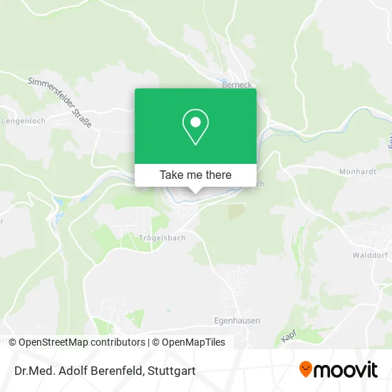 Карта Dr.Med. Adolf Berenfeld