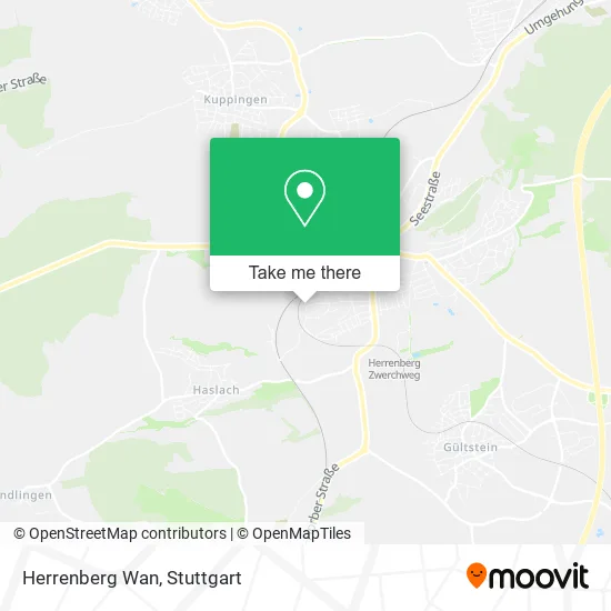 Карта Herrenberg Wan