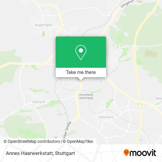 Карта Annes Haarwerkstatt