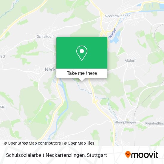Schulsozialarbeit Neckartenzlingen map