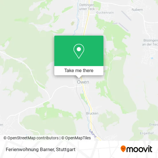 Карта Ferienwohnung Barner