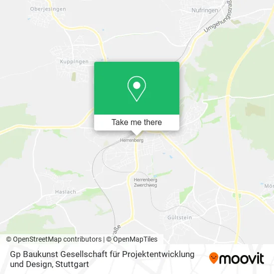 Карта Gp Baukunst Gesellschaft für Projektentwicklung und Design