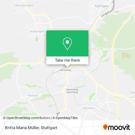 Britta Maria Müller map