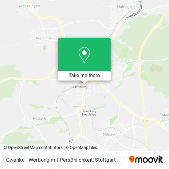 Cwanka - Werbung mit Persönlichkeit map