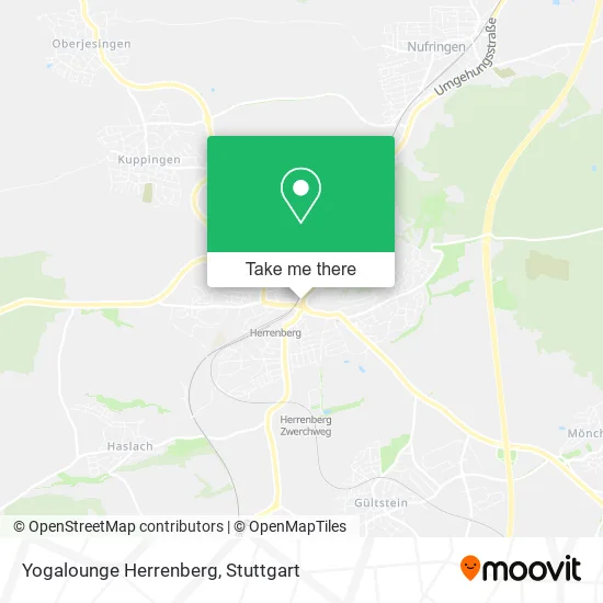 Карта Yogalounge Herrenberg