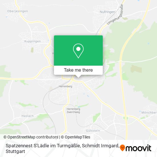 Spatzennest S'Lädle im Turmgäßle, Schmidt Irmgard map
