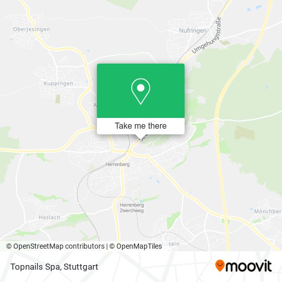Topnails Spa map