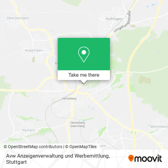Карта Avw Anzeigenverwaltung und Werbemittlung