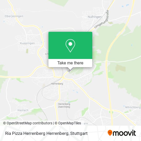 Карта Ria Pizza Herrenberg Herrenberg