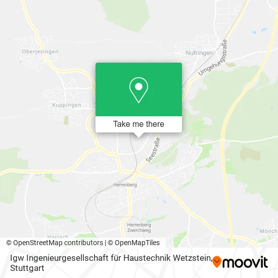 Карта Igw Ingenieurgesellschaft für Haustechnik Wetzstein