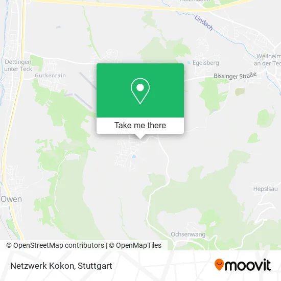 Карта Netzwerk Kokon