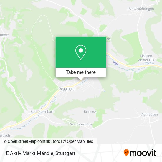 E Aktiv Markt Mändle map