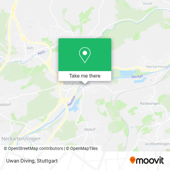 Карта Uwan Diving