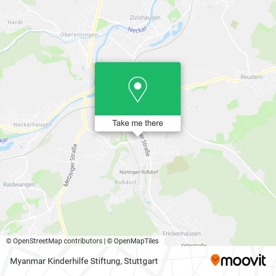 Myanmar Kinderhilfe Stiftung map