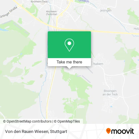 Карта Von den Rauen Wiesen