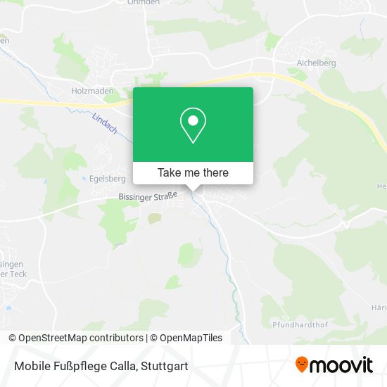 Mobile Fußpflege Calla map