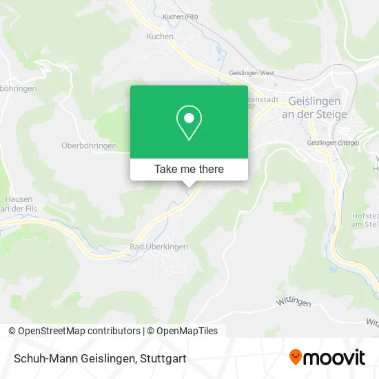 Карта Schuh-Mann Geislingen