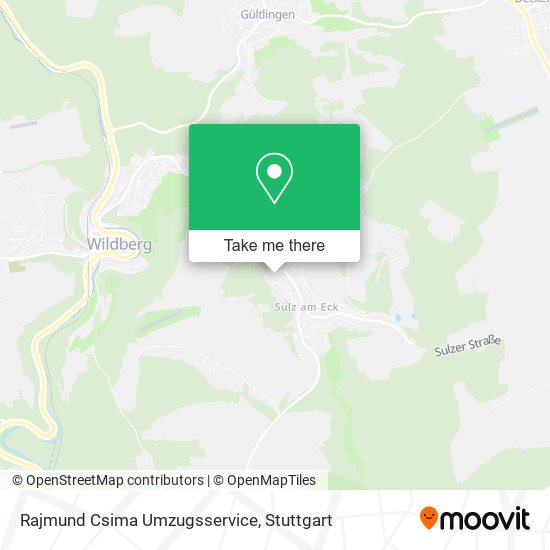 Rajmund Csima Umzugsservice map