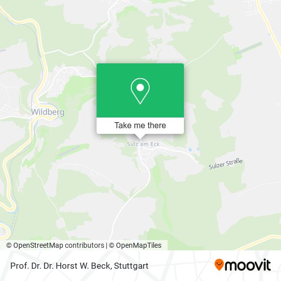 Prof. Dr. Dr. Horst W. Beck map