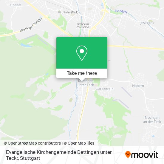 Evangelische Kirchengemeinde Dettingen unter Teck: map