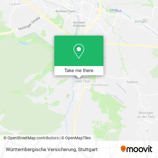 Карта Württembergische Versicherung