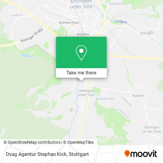 Dvag Agentur Stephan Kick map