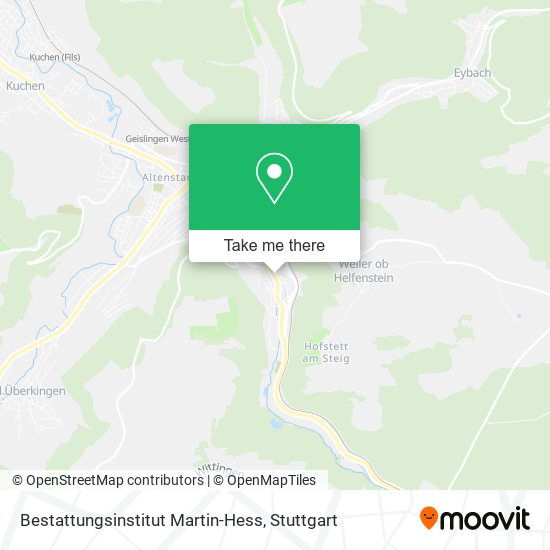 Bestattungsinstitut Martin-Hess map