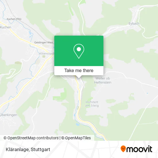 Карта Kläranlage