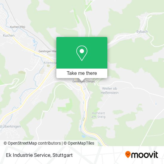 Ek Industrie Service map