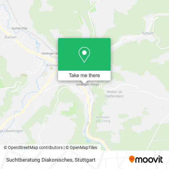 Карта Suchtberatung Diakonisches