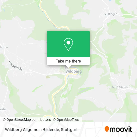 Карта Wildberg Allgemein Bildende