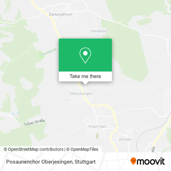 Карта Posaunenchor Oberjesingen