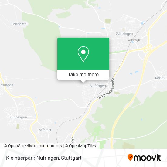 Карта Kleintierpark Nufringen