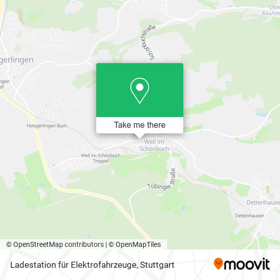 Карта Ladestation für Elektrofahrzeuge