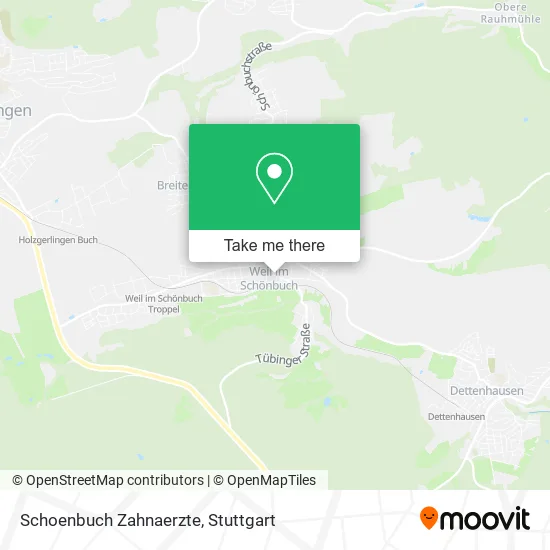 Карта Schoenbuch Zahnaerzte