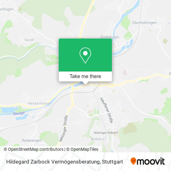 Hildegard Zarbock Vermögensberatung map