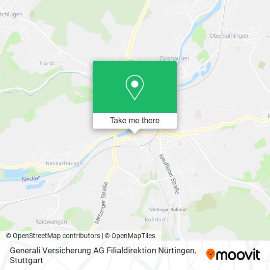 Generali Versicherung AG Filialdirektion Nürtingen map