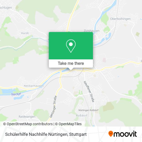 Schülerhilfe Nachhilfe Nürtingen map