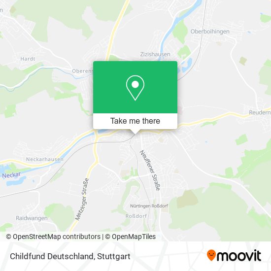 Childfund Deutschland map