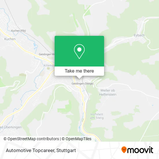 Карта Automotive Topcareer