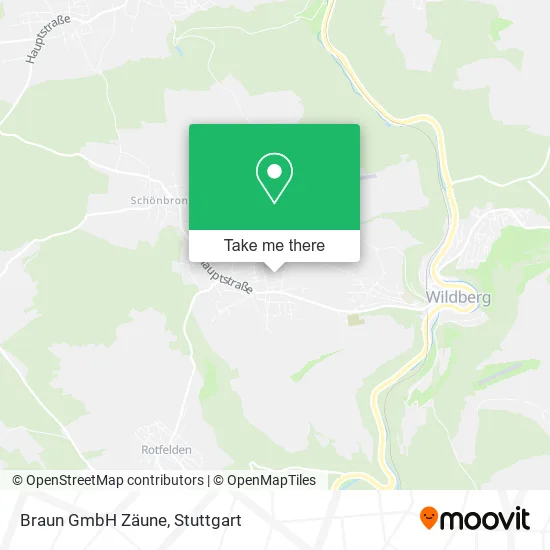 Карта Braun GmbH Zäune