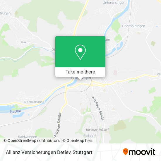 Allianz Versicherungen Detlev map