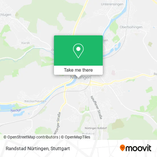 Карта Randstad Nürtingen