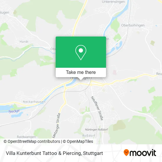 Карта Villa Kunterbunt Tattoo & Piercing