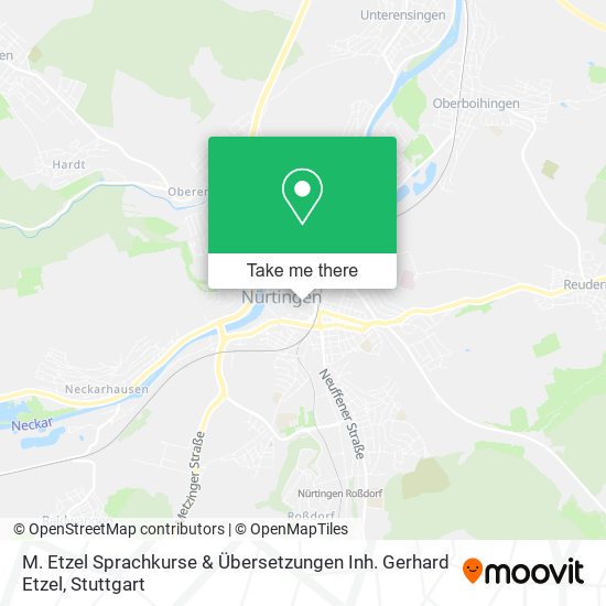 M. Etzel Sprachkurse & Übersetzungen Inh. Gerhard Etzel map